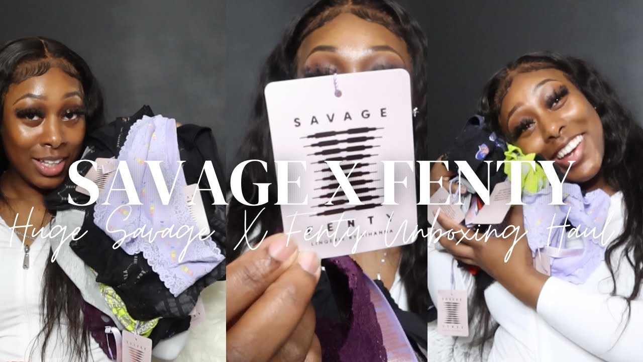 HUGE SAVAGE X FENTY UNBOXING HAUL | SAVAGE X FENTY MEMBERSHIP | kjtherealest2.0