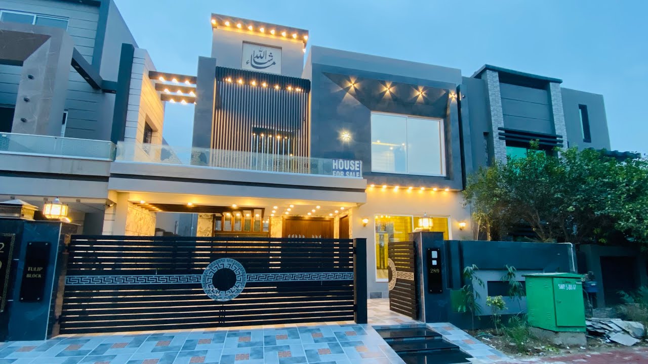 10 MARLA Brand New HOUSE FOR SALE BAHRIA TOWN LAHORE | 10 MARLA HOUSE DESIGN 2024 ￼