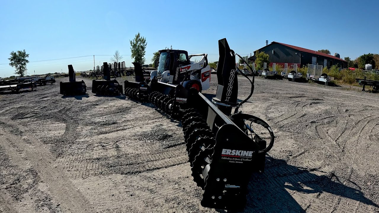 Erskine Snowblower Attachments SIDE BY SIDE SIZE COMPARISONS