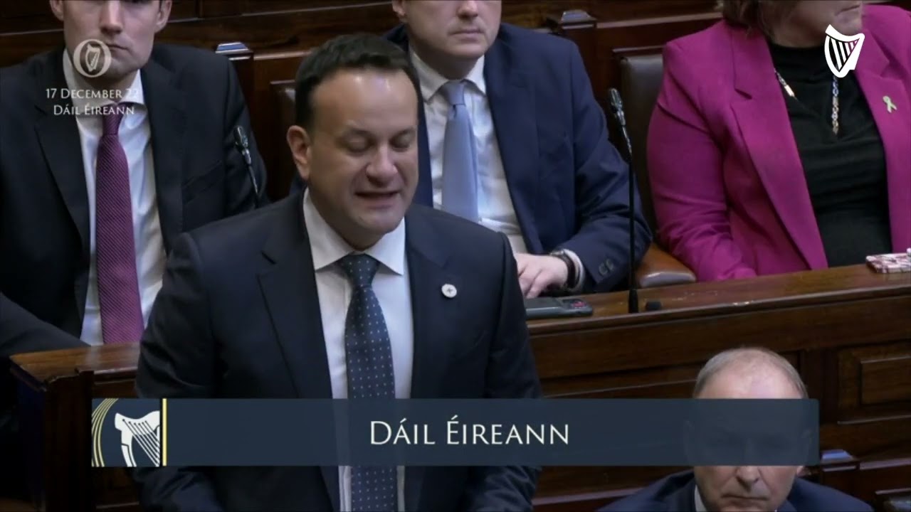 Leo Varadkar promises to work for a fairer state as he's elected Taoiseach for a second time