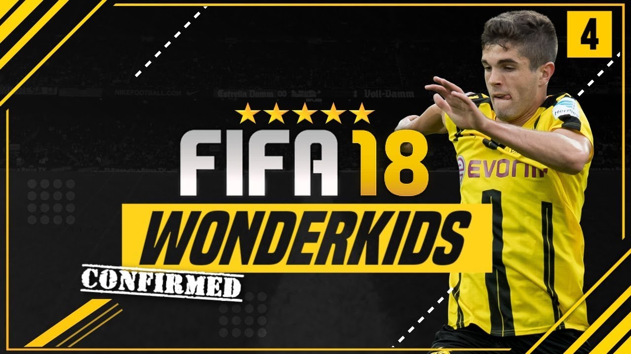 CONFIRMED FIFA 18 CAREER MODE WONDERKIDS?! | ft. Pulisic, Solanke & Schick [#4]