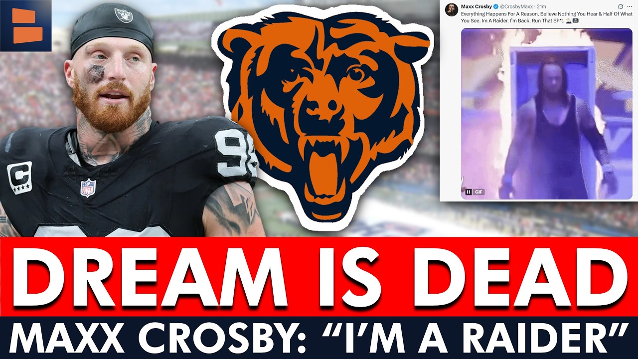 🚨NEWS: Maxx Crosby Trade Dream Is DEAD For Chicago Bears…Now What?