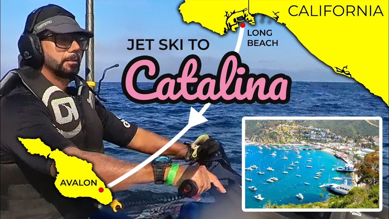 EPIC! Jet Ski 2 Catalina From Long Beach - Aug 4, 2024