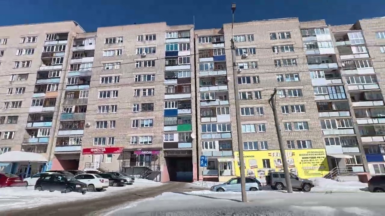 10 марта на улицах города. Белорецк. Башкортостан.