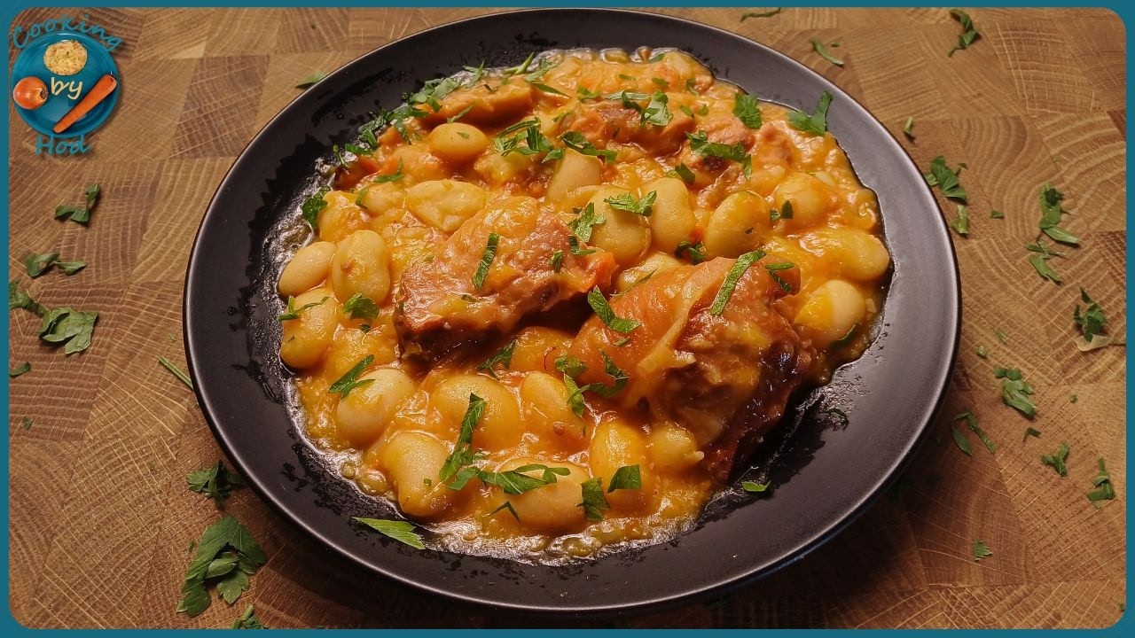 Thick Bean Stew With Smoked Pork and Sausage