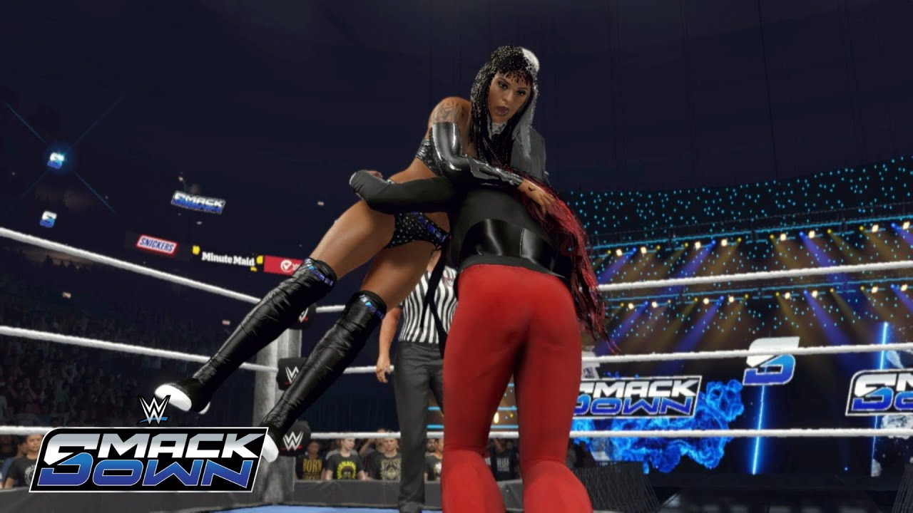 WWE 2K25 SMACKDOWN - ZELINA VEGA VS ALBA FYRE