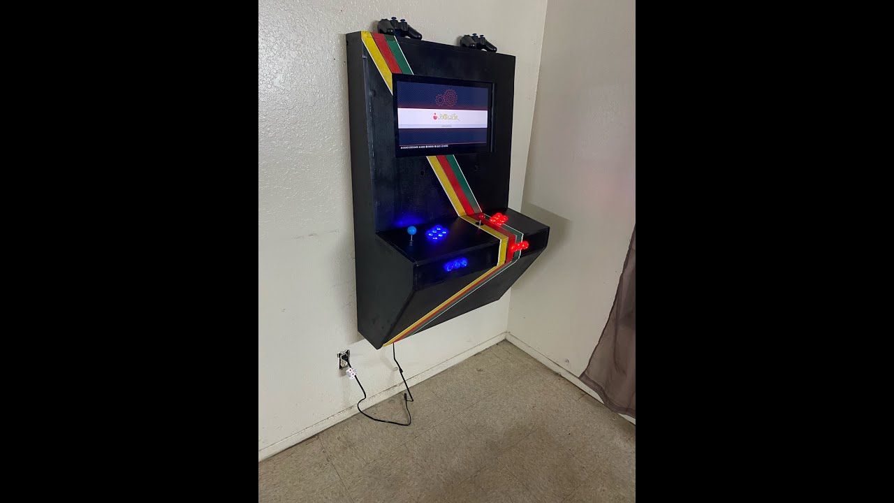 Wall Mounted Retro Arcade Build
