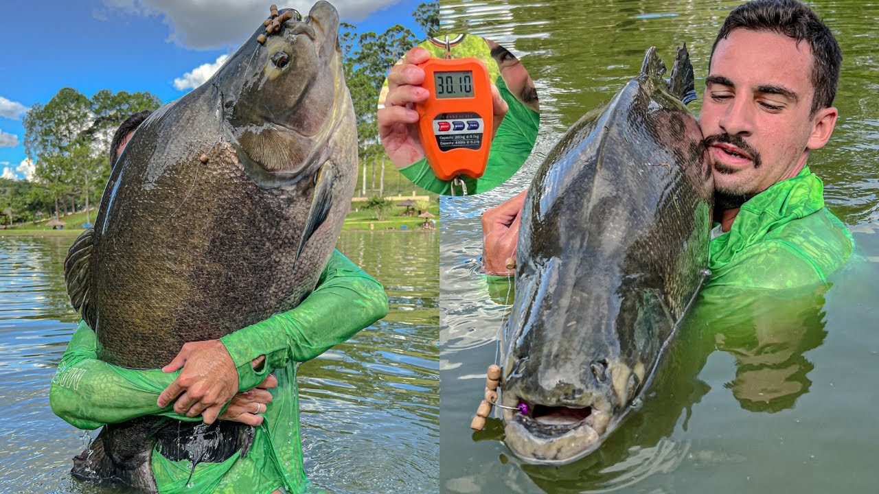 O LUGAR DOS GIGANTES DE 30KG NA PESCARIA DE E.V.A