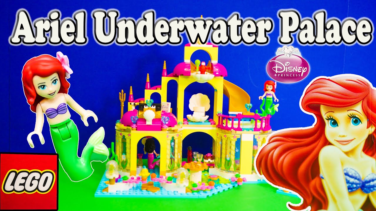 LITTLE MERMAID  Princess Lego Ariel Undersea Castle Toys Video