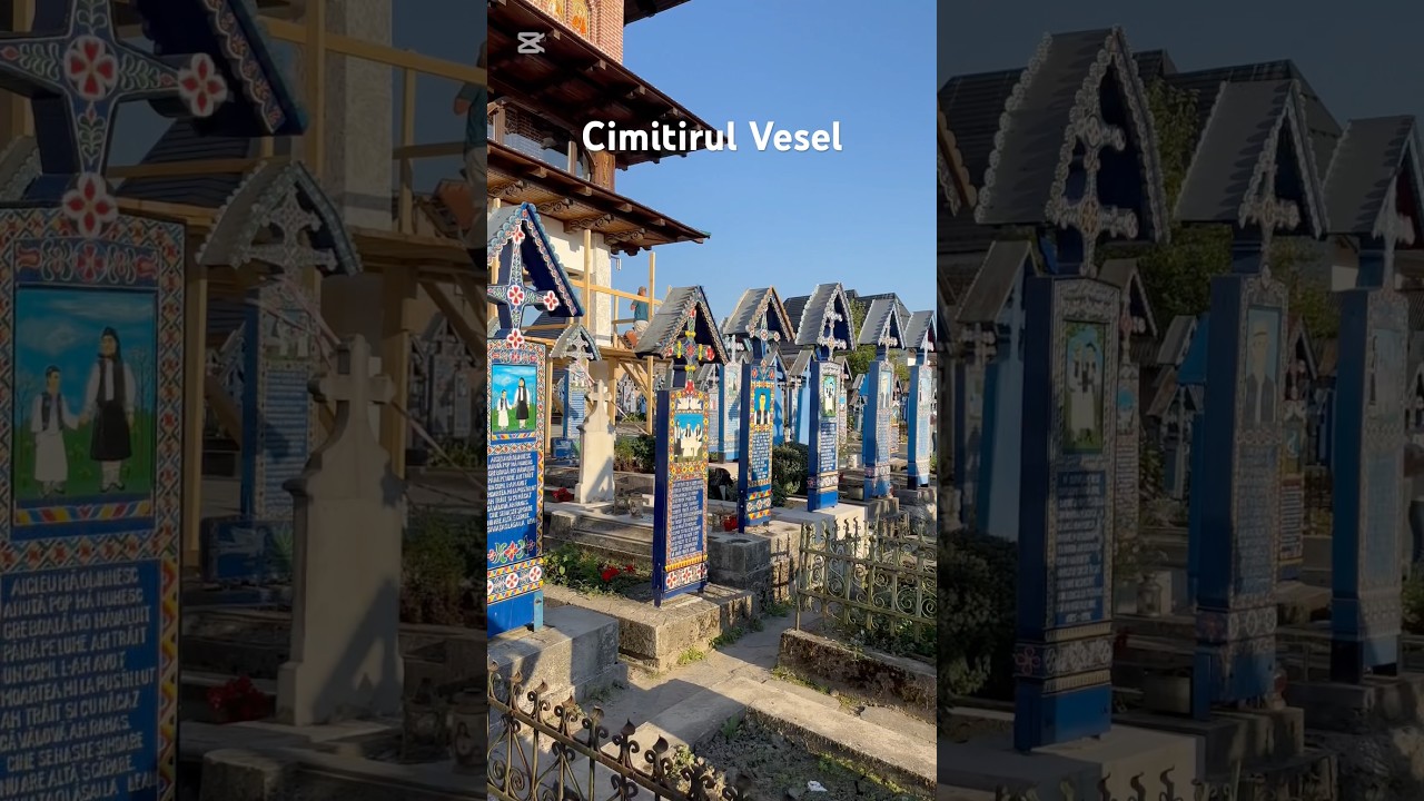 Cimitirul Vesel din Săp&acirc;nța Rom&acirc;nia #cimitirulvesel #sapanta #maramures #maramureș #romania #travel