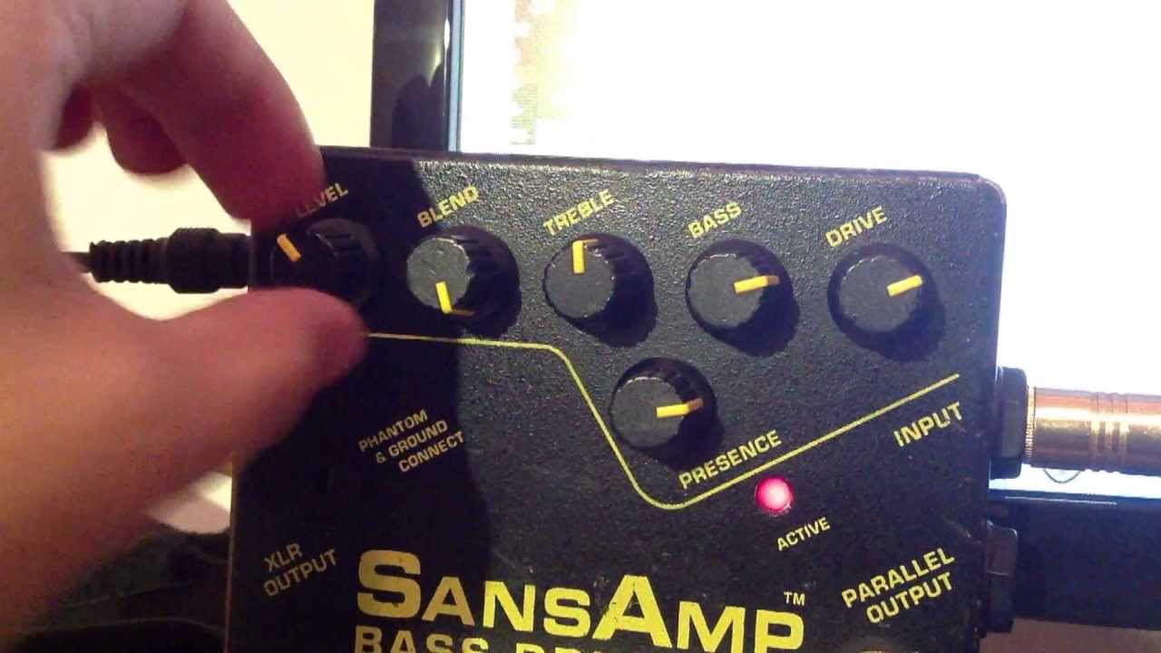 DEMO - SansAmp Bass Driver OM1 - Tech 21 NYC
