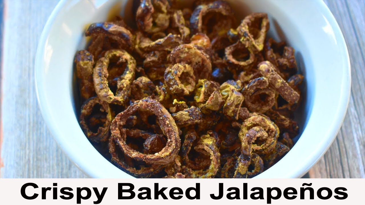 Crispy Jalapenos ( Crispy Baked Jalapenos) | Air Fryer Jalapeno Chips | No Fry Crispy Jalapenos