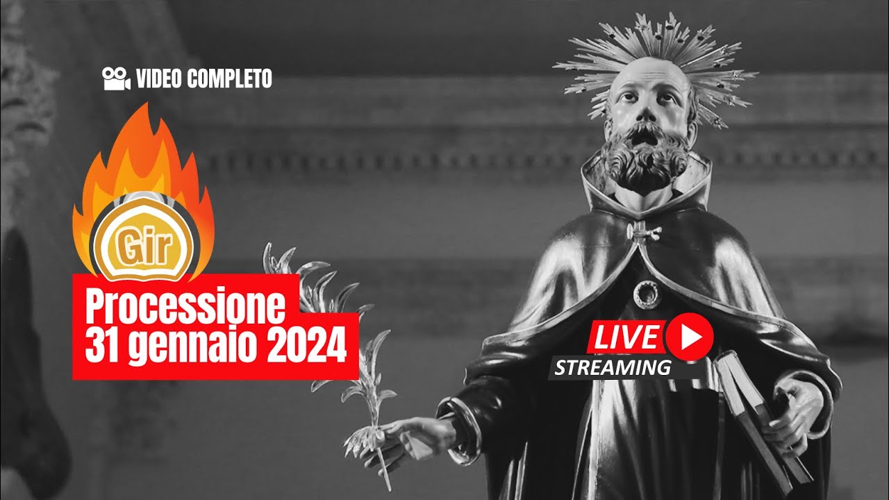 Grottaglie, processione San Ciro 31 gennaio 2024
