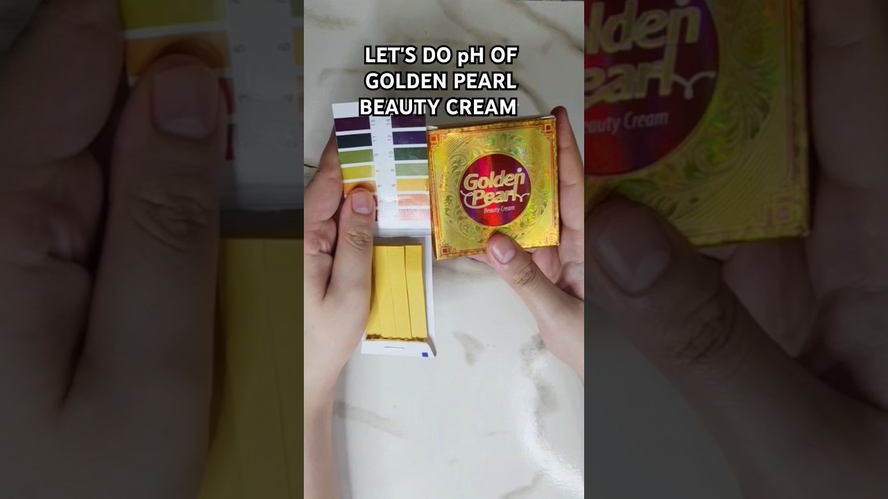 Golden Pearl Beauty Cream pH Test #shorts #skin #phtest #goldenpearlbeautycream  #review