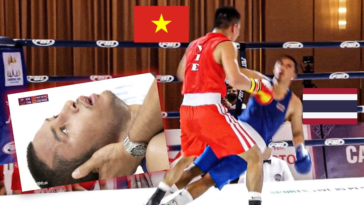 Cú đấm thần sầu của Bùi Phước Tùng khiến người Thái phải KHIẾP VÍA - giành HCV SEA Games quá đỉnh