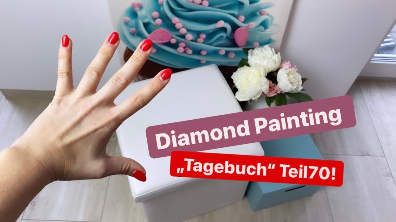 Diamond Painting „Tagebuch“ Teil70! ✅ Neues Bild &  höhenverstellbarer Flexi-Spot Schreibtisch EF1🤩