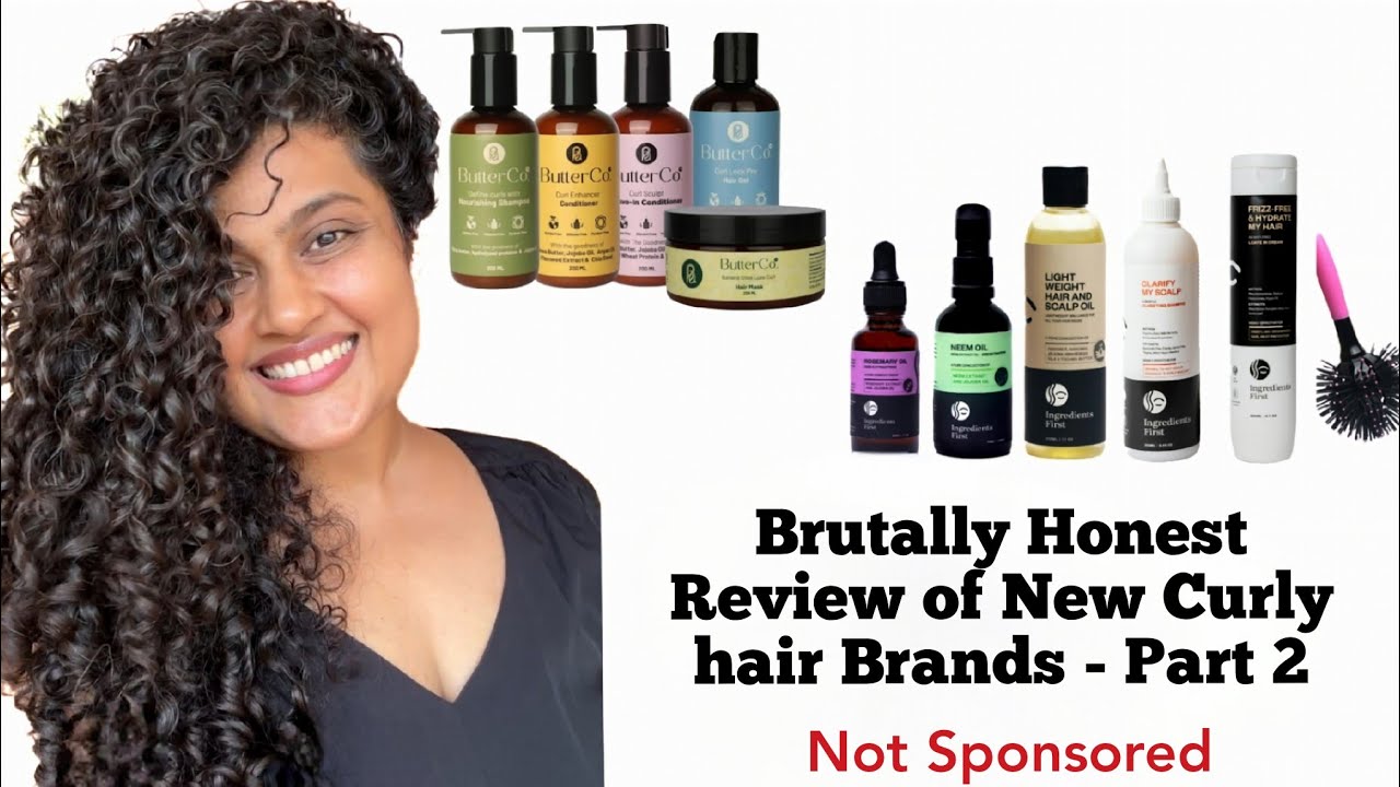 New Curly Hair Brands Review | The Butter Co| Ingredients first