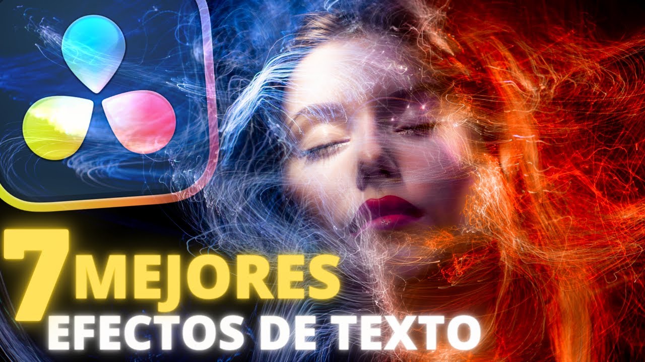 7 MEJORES EFECTOS de Texto GRATIS en Davinci Resolve | Tutorial