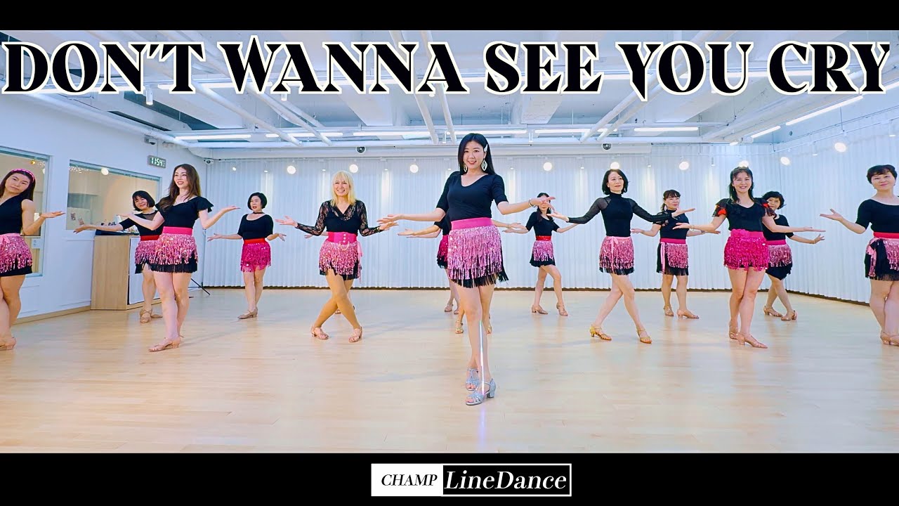 [토요강사동호회] Don't Wanna See You Cry LineDance | 초급라인댄스 | 돈 원나 씨유 크라이 라인댄스 | 챔프라인댄스 | 010 8833 4921 |