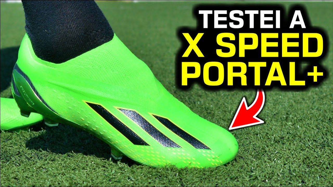 Uma das MELHORES de 2022? 🤔 - Testei a chuteira campo Adidas X SPEEDPORTAL+ FG