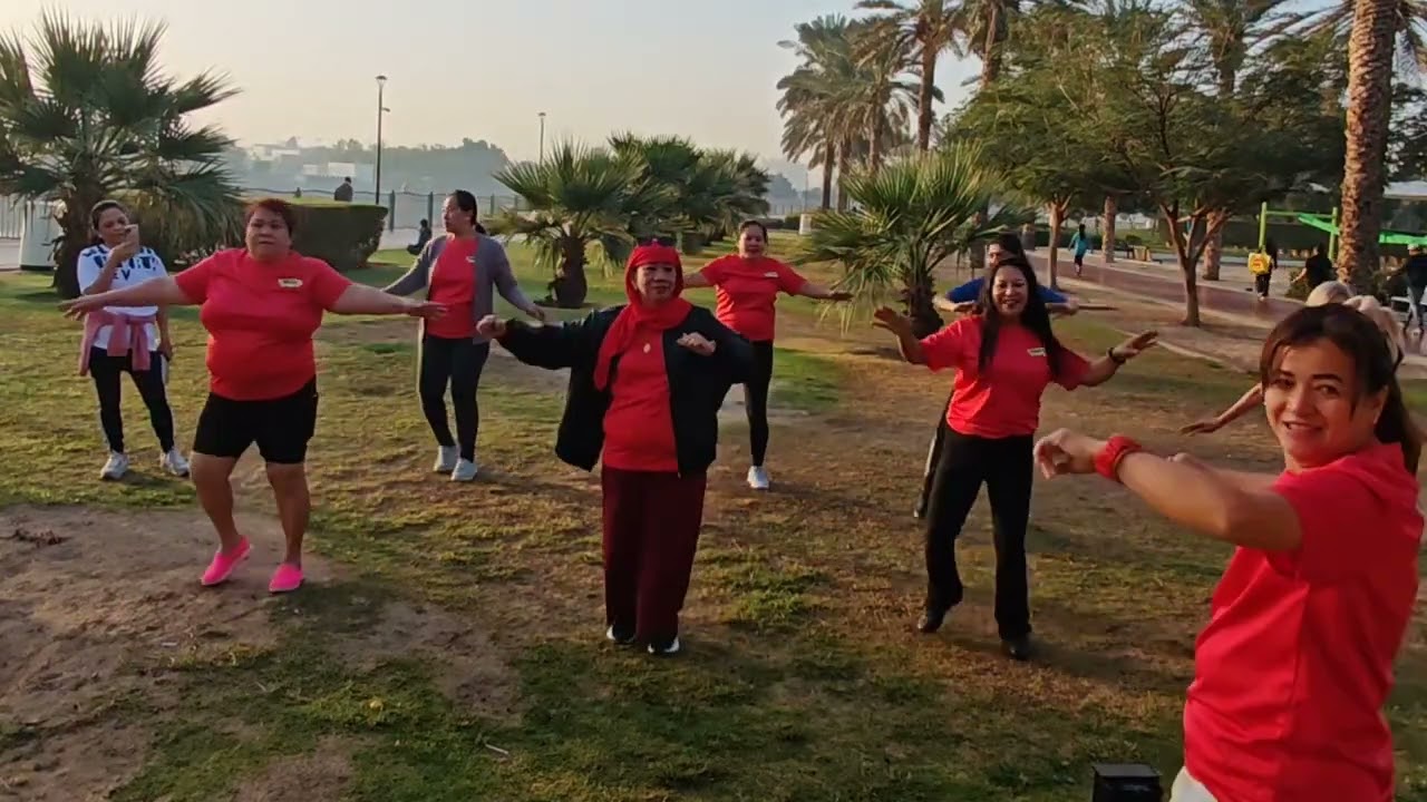 WARM UP || AL NHADA LADY MOVERS ZUMBA CLASS || FEB 2 2026