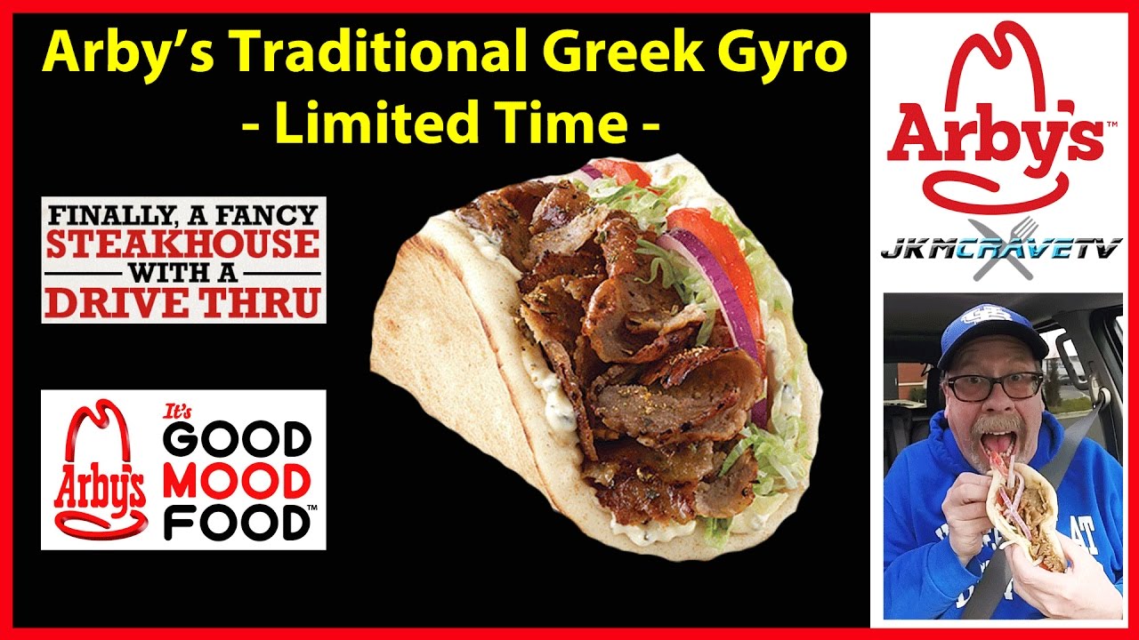 Arby's NEW Traditional Gyro Review | JKMCraveTV