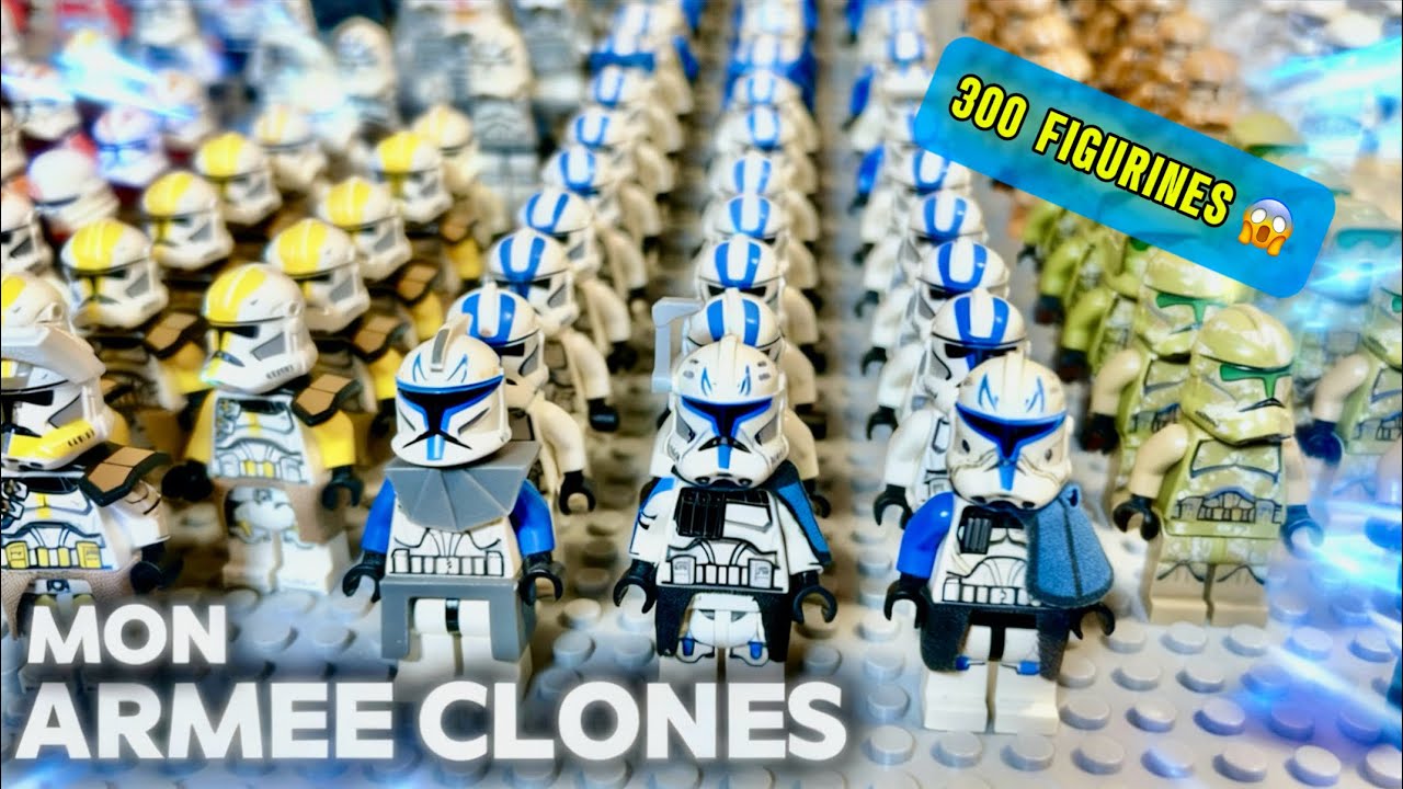 Mon Armée de Clones LEGO Star Wars (300 figurines !)