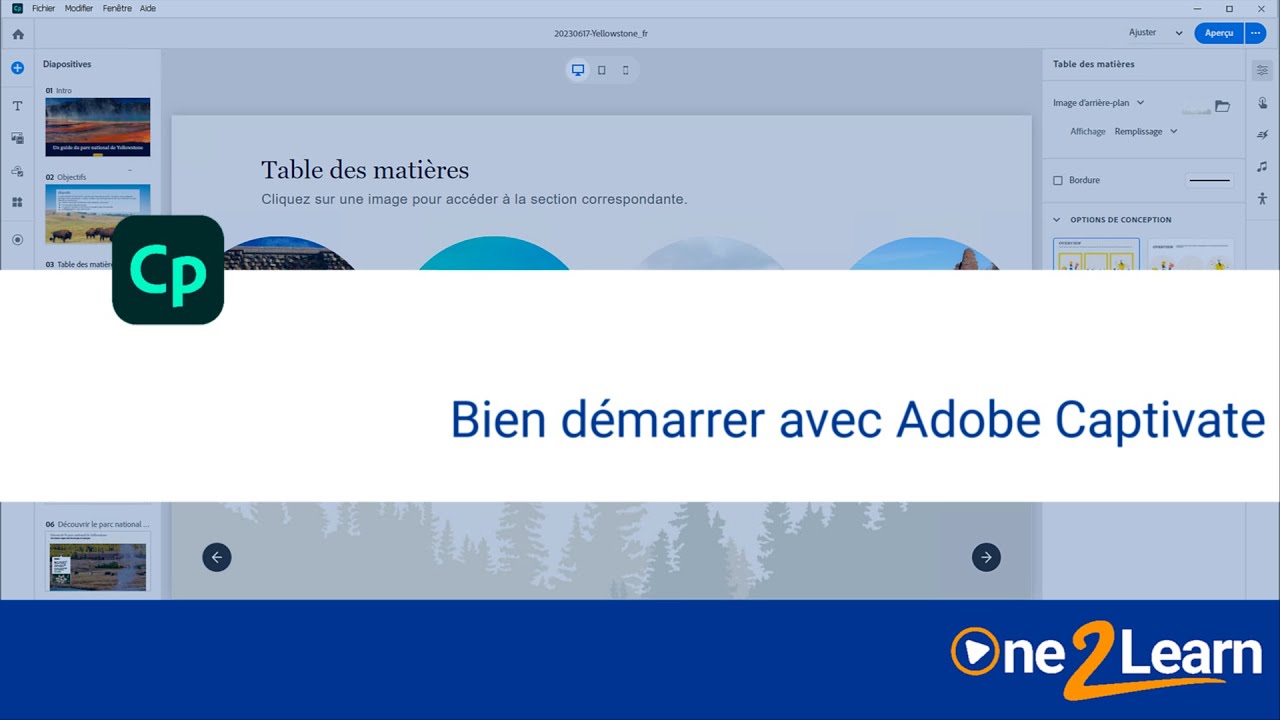Bien démarrer avec le nouveau Adobe Captivate