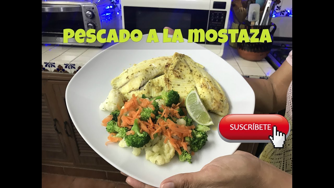 Pescado a la mostaza