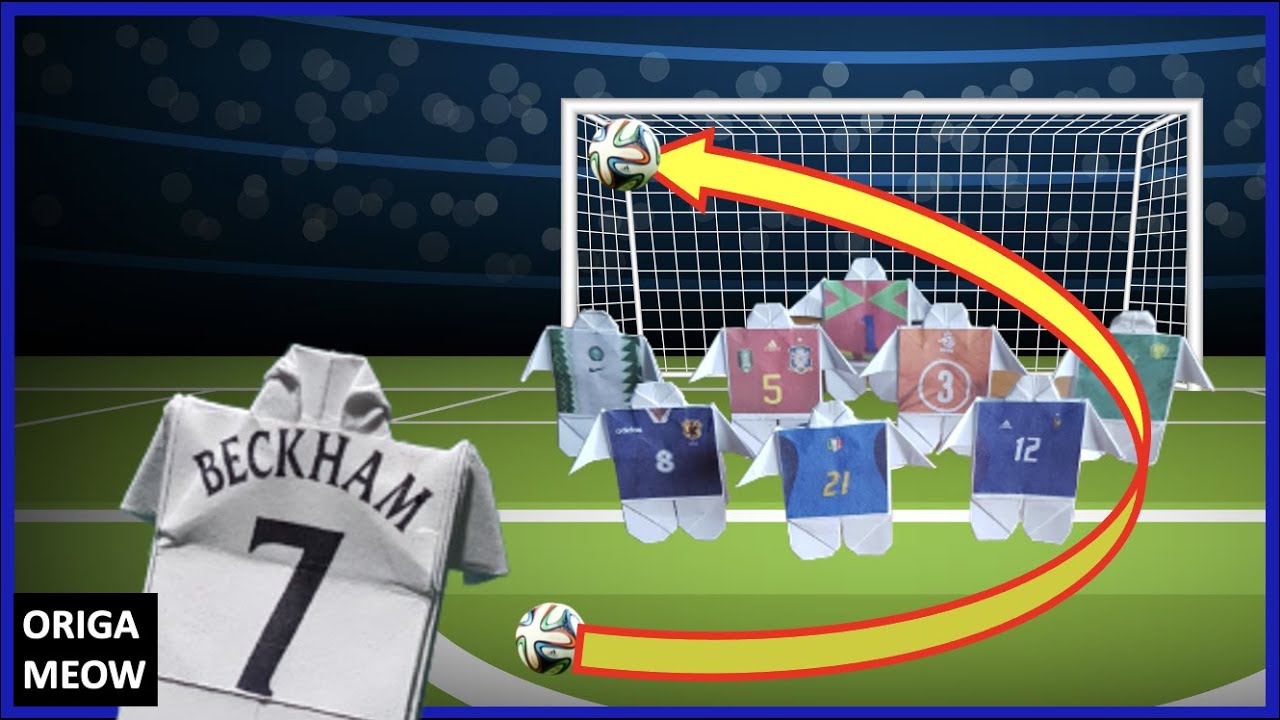 ORIGAMI FOOTBALLER TRAINING AND HIGHLIGHTS | WORLD CUP SPECIAL