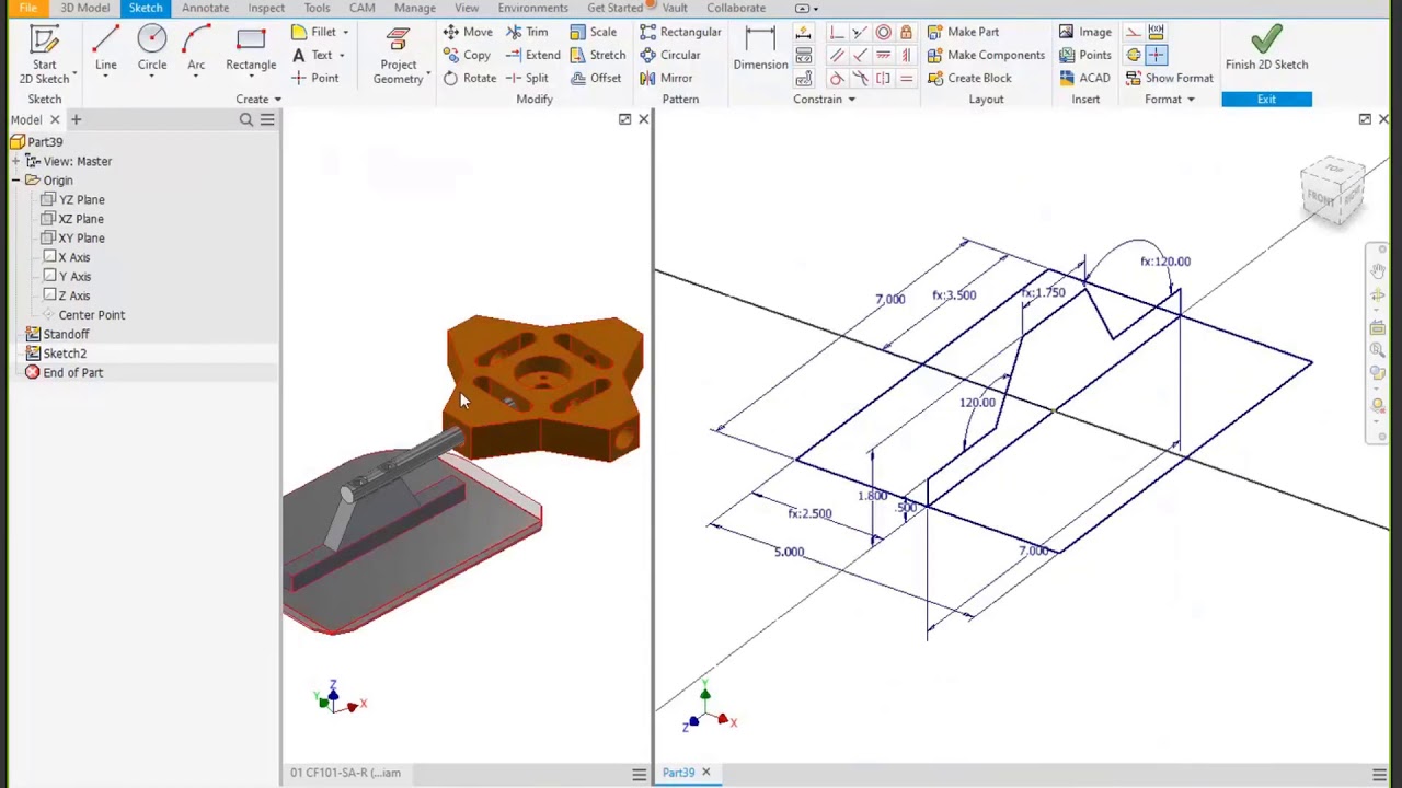 Using Autodesk Inventor for Skeletal Modeling
