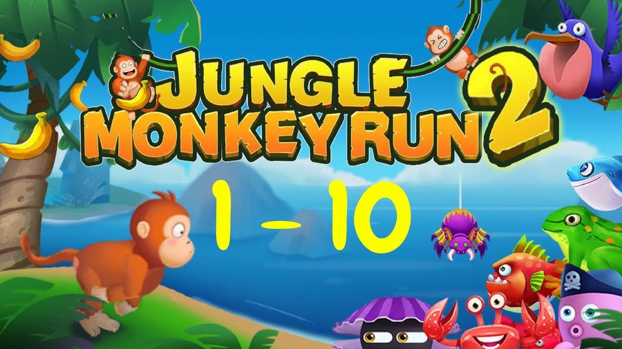 Jungle Monkey Run 2 | Adventure 1 to 10 | Jet's Channel