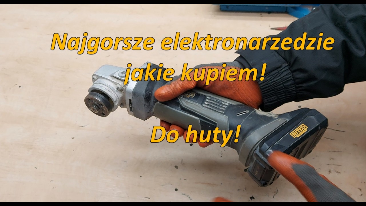 Najgorsze elektronarzędzie jakie kupiłem. Z dziką przyjemnością do huty wyślę! Diaks Niteo Tools.