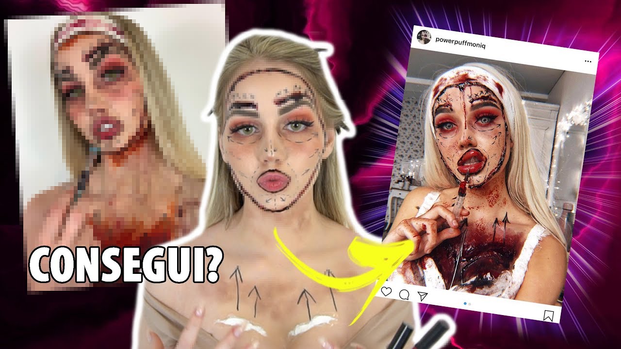 COPIEI A MAKE DA GRINGA! DEU RUIM? KKK