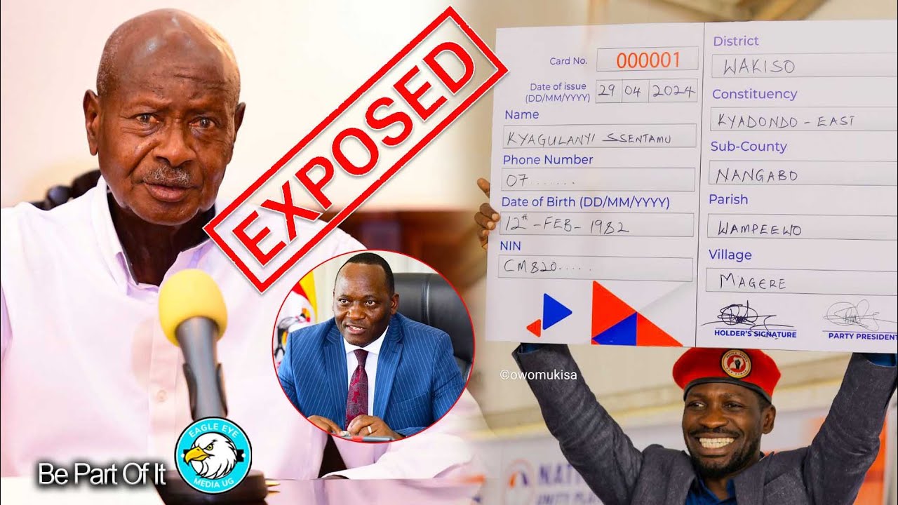 EBIPYA BIFULUMYE KU CARD YA NUP MUSEVENI ALI MUKUTYÀ MPUGA KAWEDEMU DDA 