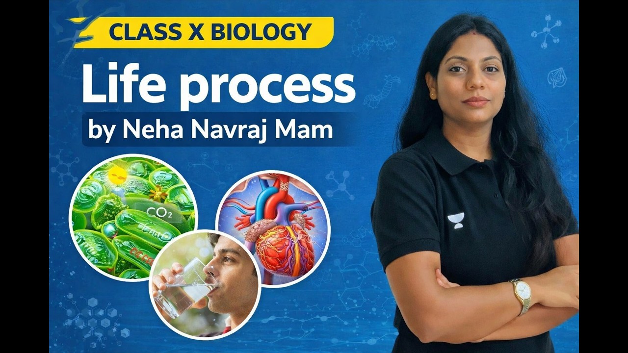 Life Processes Chapter Full Explanation | Class 10 Biology Board Exam Preparation #Nehanavraj