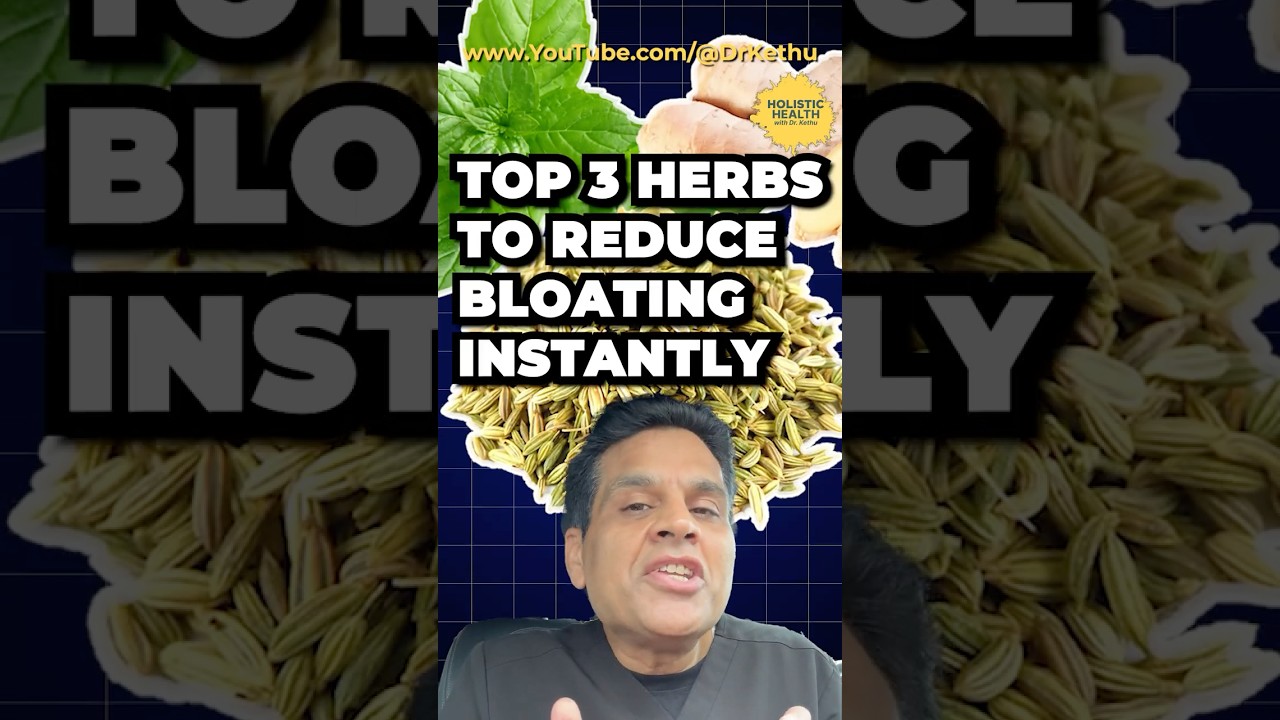 Top 3 Herbs to Beat Bloating Fast!- Gastroenterologist advises.