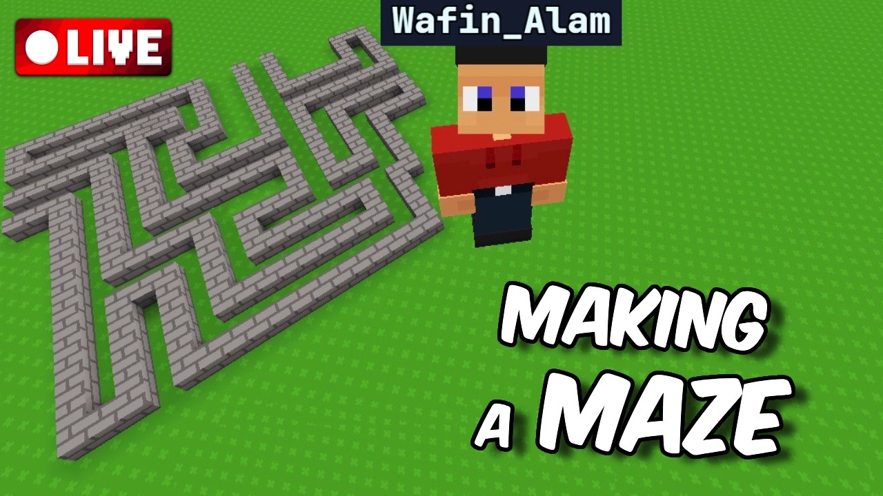 [LIVE] Can YOU solve it? | Making a MAZE Game in Bloxd.io!