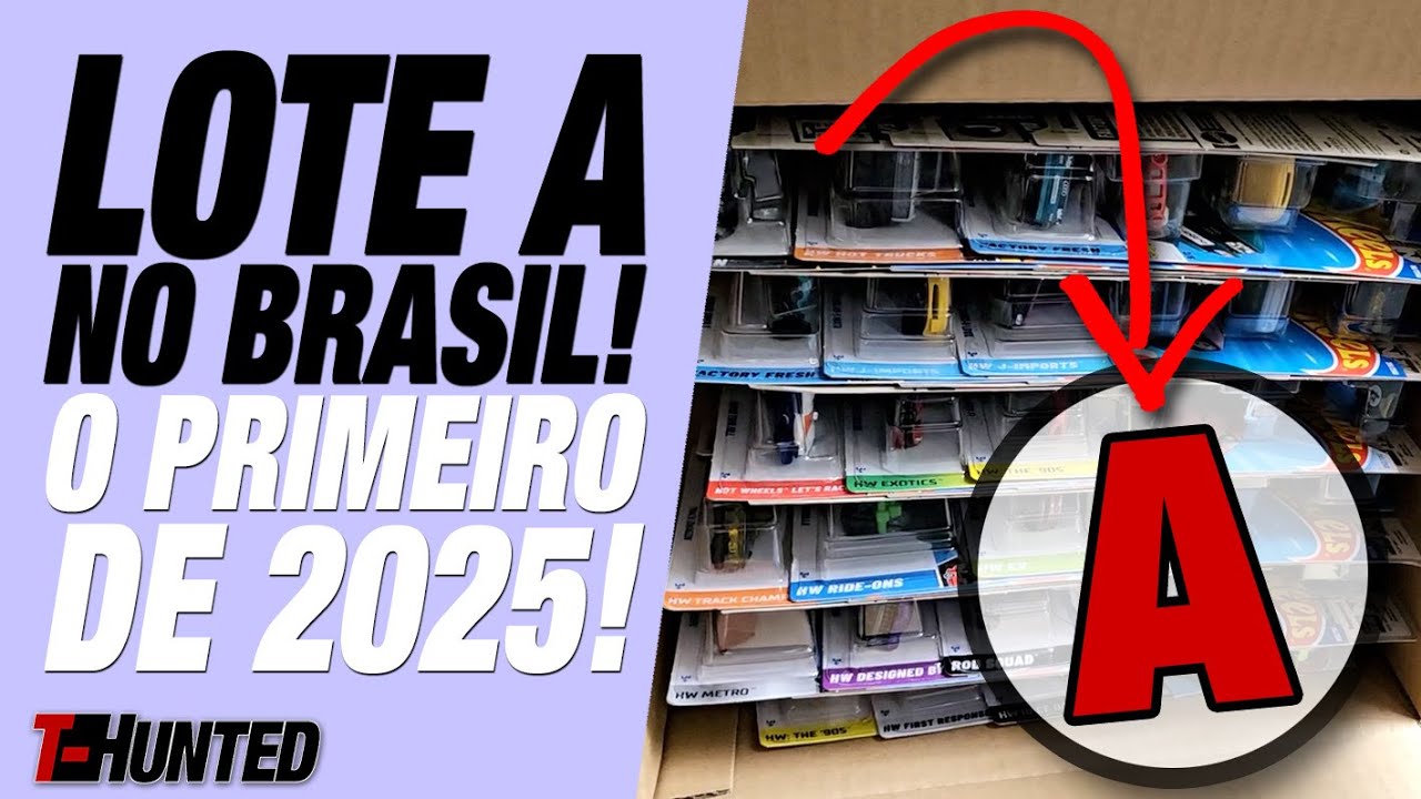 CHEGOU O LOTE “A” DE 2025 DA HOT WHEELS NO BRASIL! SAIBA DE TUDO O QUE VEM NELE!