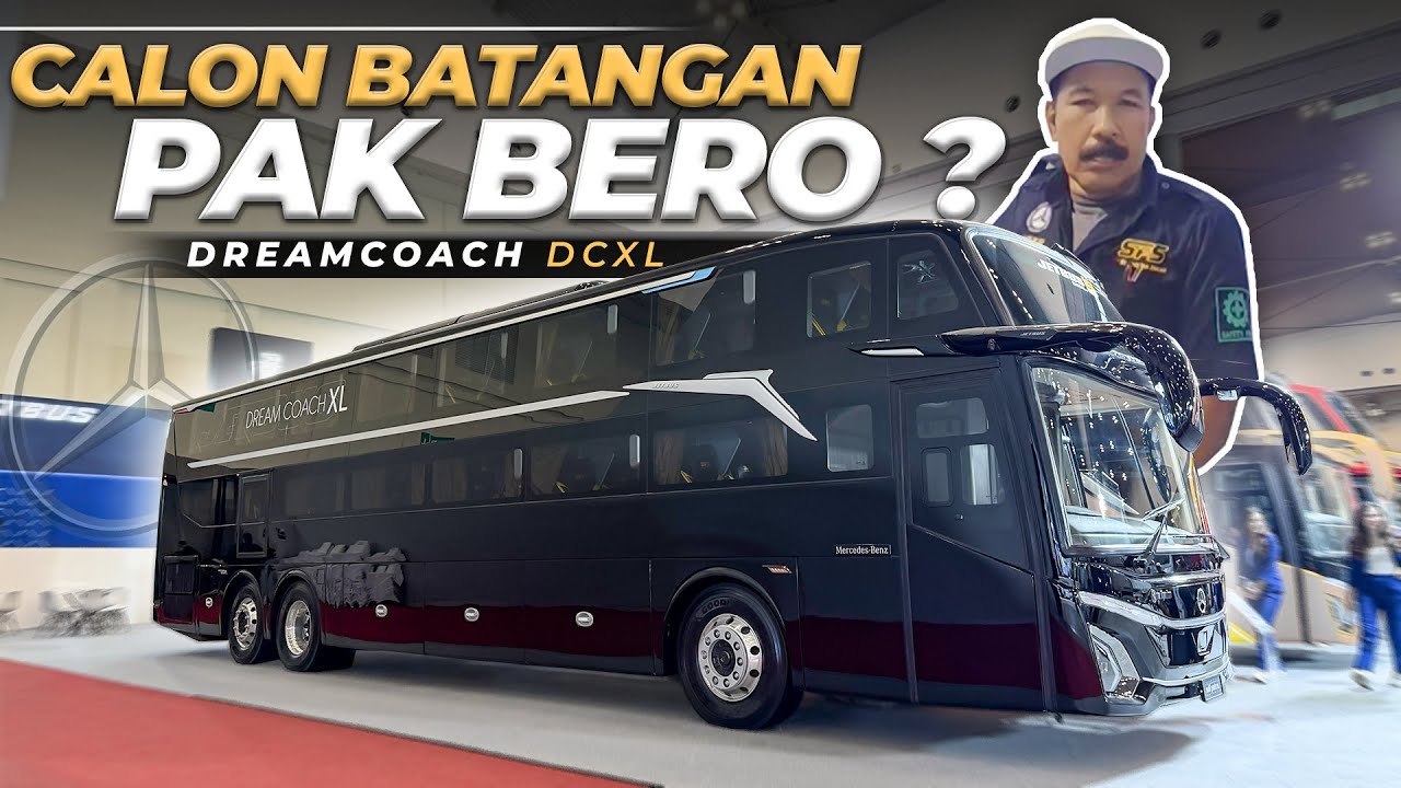 JETBUS 5 DCXL SLEEPER 43 Penumpang Pake Mercedes-Benz 2445 