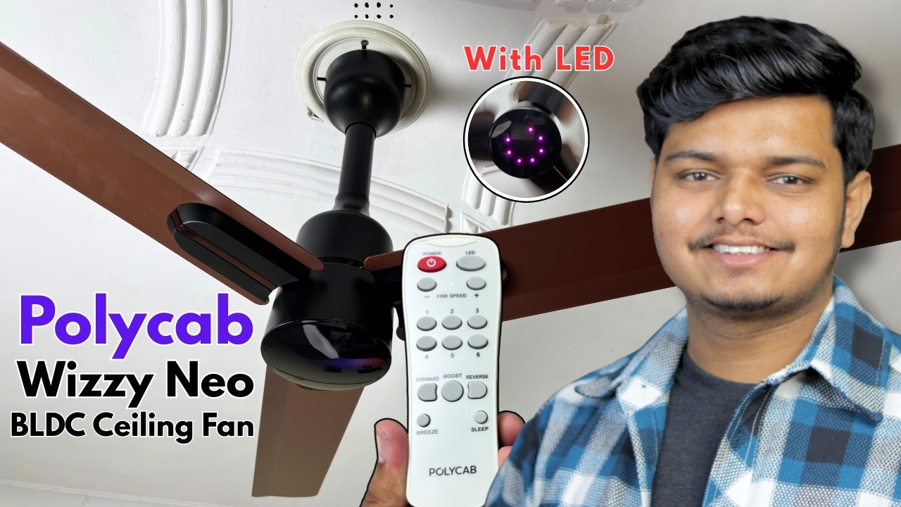 I Tested Smart Fan ft. Polycab Wizzy Neo With LED BLDC Ceiling Fan