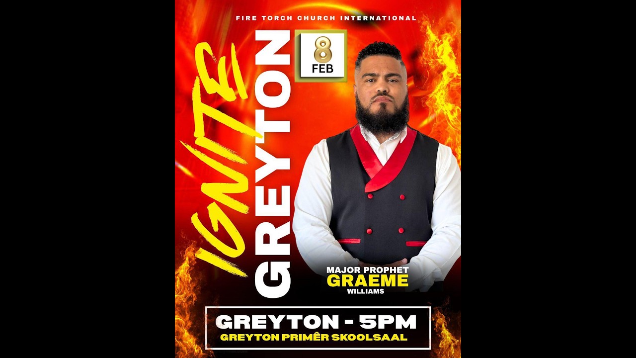 IGNITE GREYTON  | MAJOR PROPHET GRAEME WILLIAMS 08/02/2026