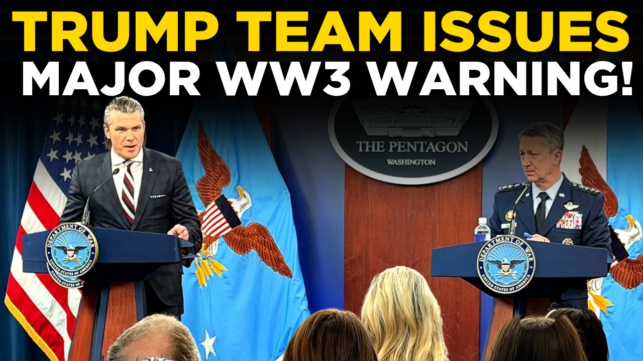 LIVE NEWS: Hegseth Drops HUGE WARNING; BIG Announcement On Iran | 'World WAR III...'