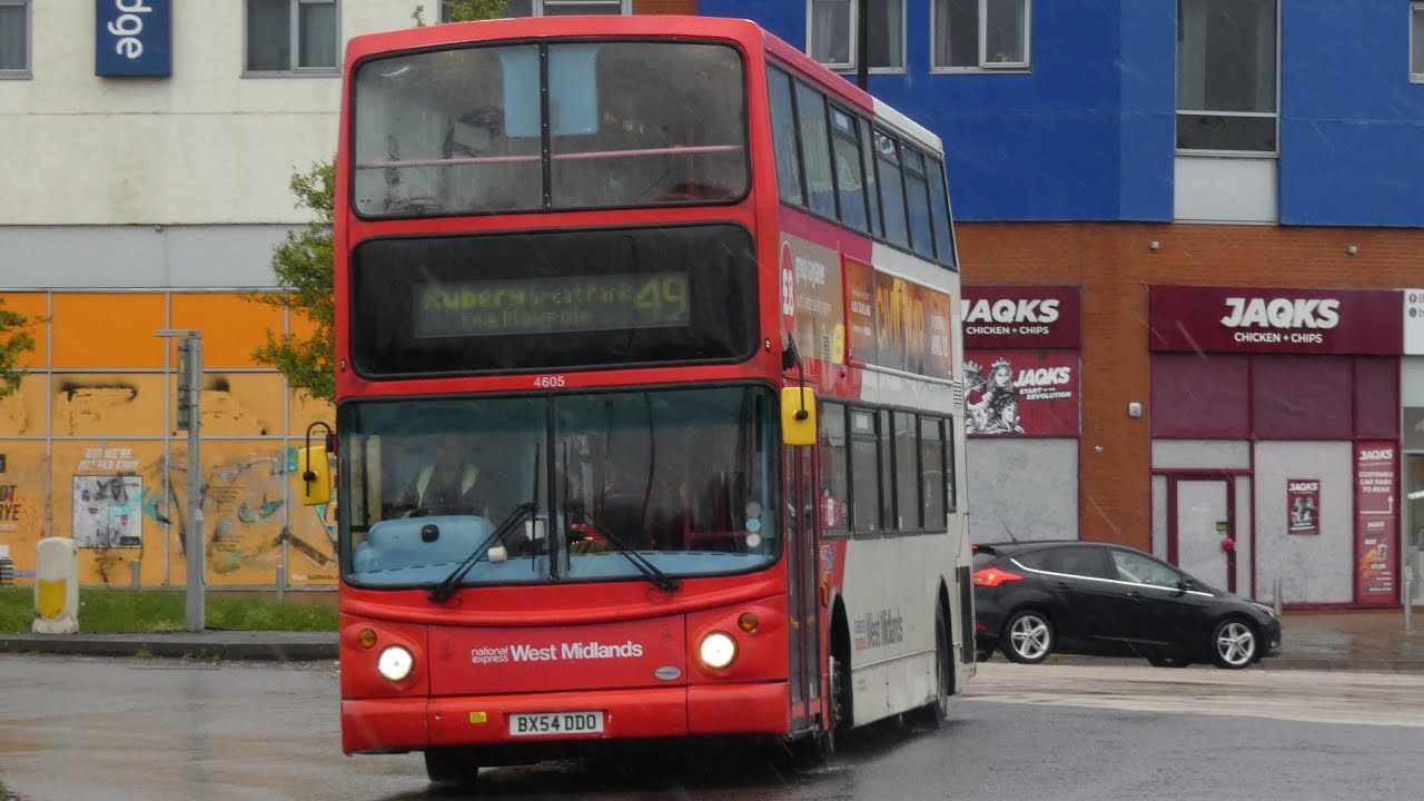 National Express West Midladns | Dennis Trident ALX 400 | 4605 