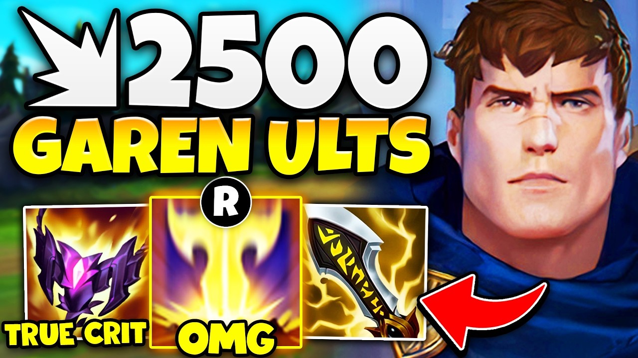 Garen but my ult CRITS you because I have Shadowflame... (TRUE DAMAGE DUNKS)