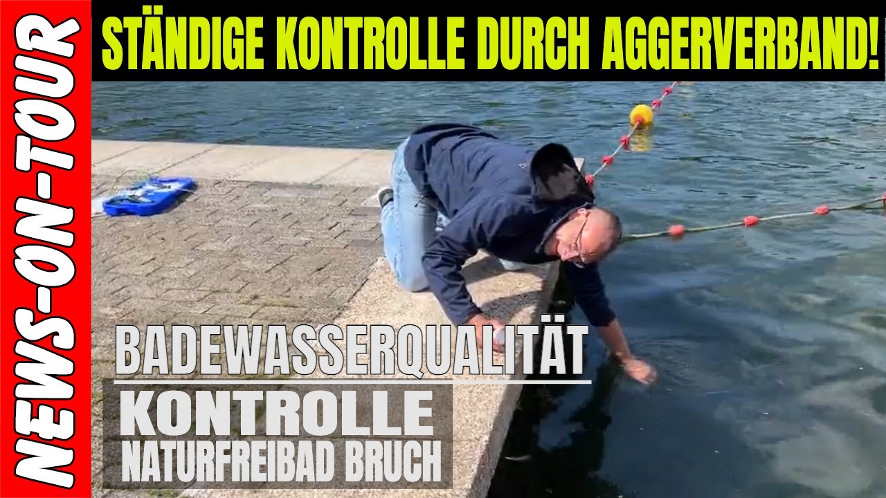 Badewasserqualit&auml;t, Sichtweite, Aggertalsperre (Naturfreibad Bruch) wird st&auml;ndig kontrolliert! 2022