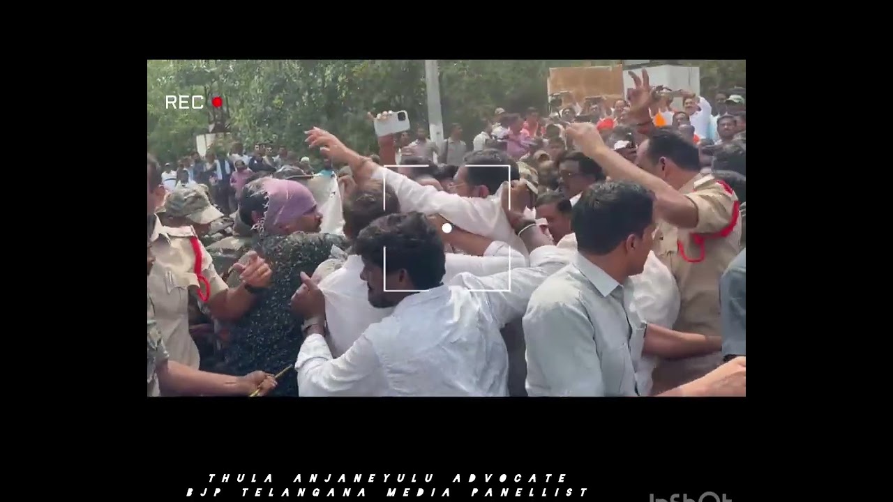 The police obstructed the Singareni Bharosa Yatra.