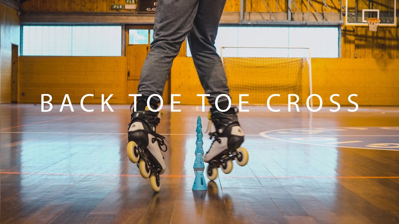 HOW TO SKATE TUTORIAL: BACKWARD TOE TOE CRISS CROSS - LORENZO GUSLANDI