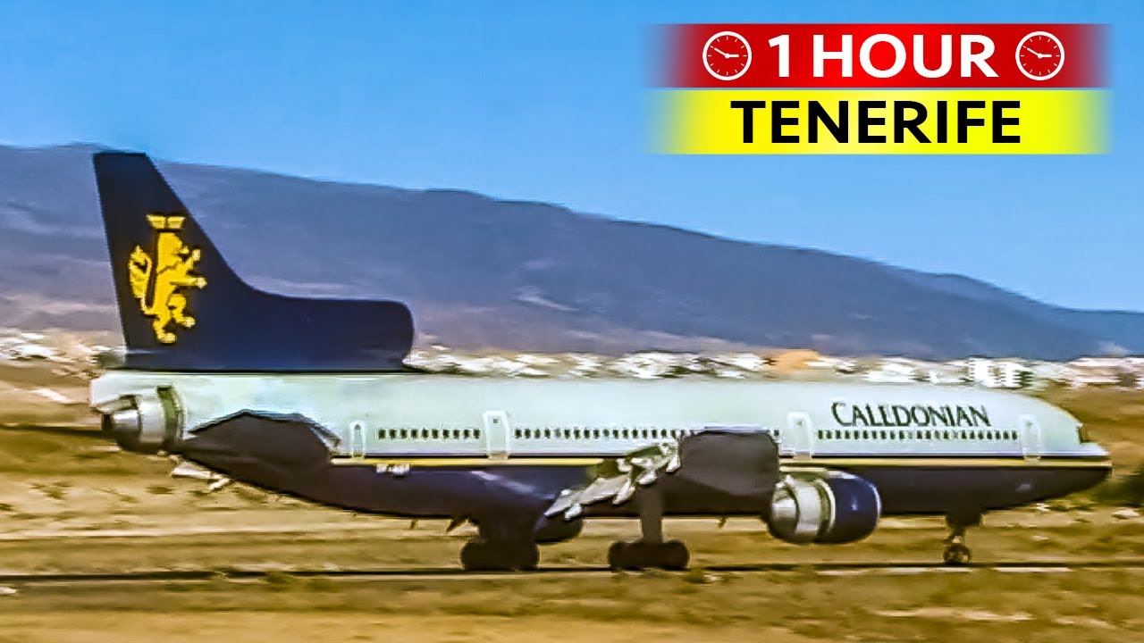 1 Hour of Plane Spotting at TENERIFE (1998)