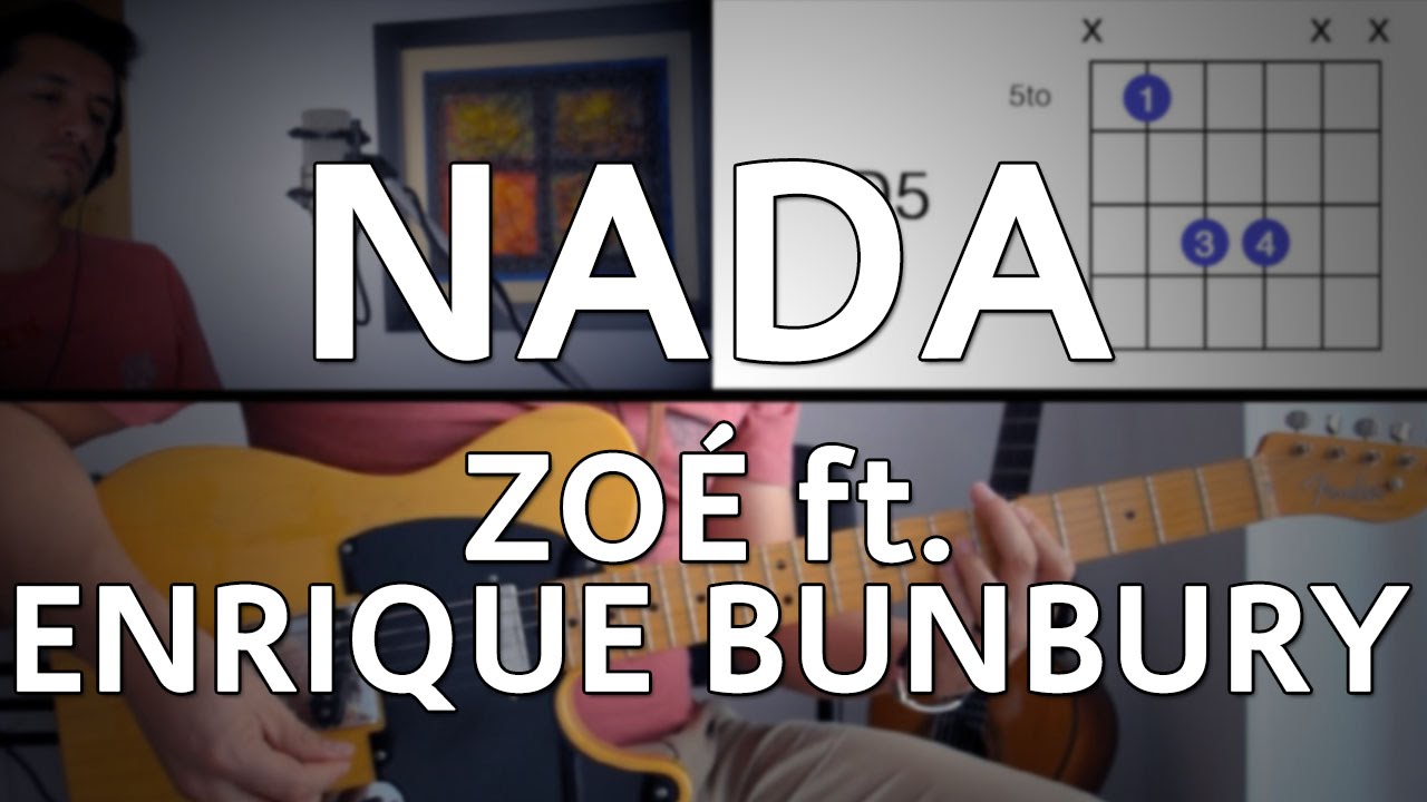 Nada Zoé ft. Enrique Bunbury Tutorial Cover - Acordes [Mauro Martinez]